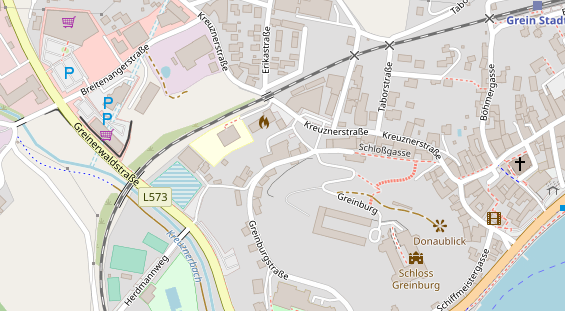 Restaurant auf Karte