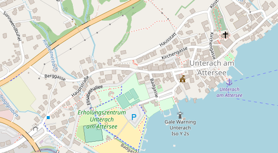 Restaurant auf Karte