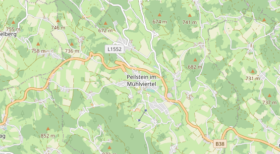 Restaurant auf Karte