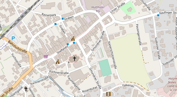 Restaurant auf Karte