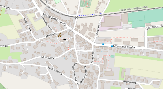 Restaurant auf Karte