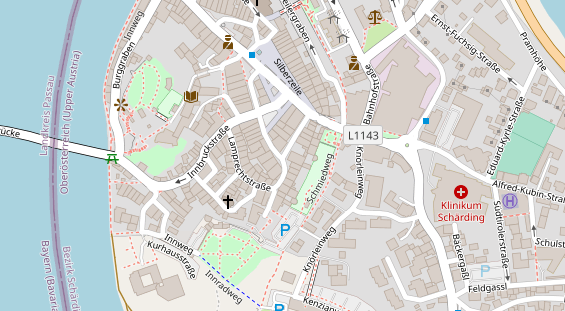 Restaurant auf Karte