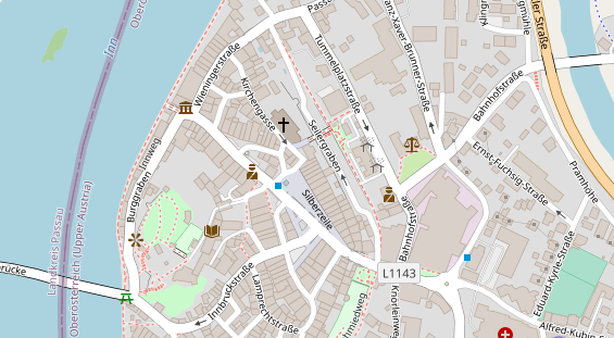 Restaurant auf Karte