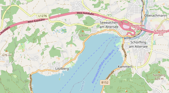 Restaurant auf Karte