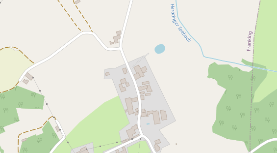 Restaurant auf Karte