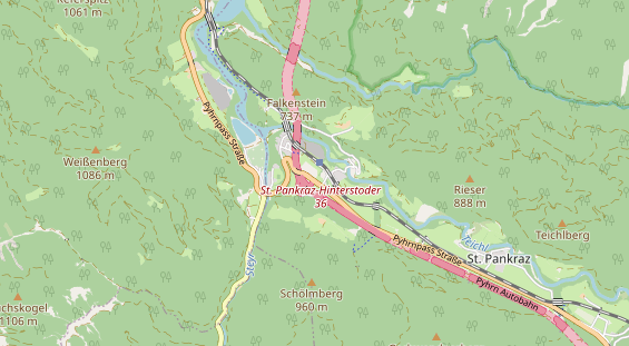 Restaurant auf Karte