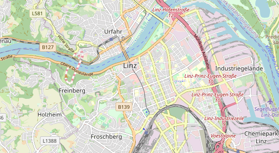 Restaurant auf Karte