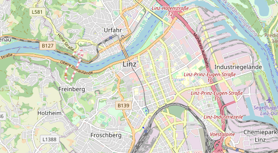 Restaurant auf Karte