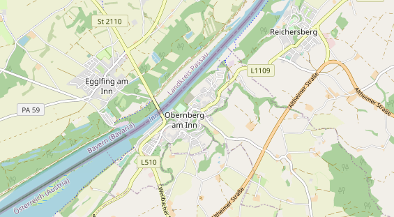 Restaurant auf Karte