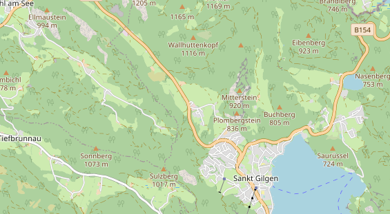 Restaurant auf Karte