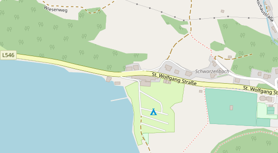 Restaurant auf Karte