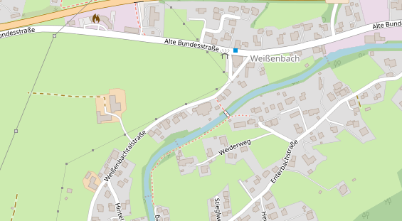 Restaurant auf Karte