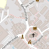 Restaurant auf Karte