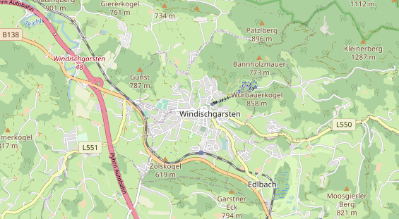 Restaurant auf Karte