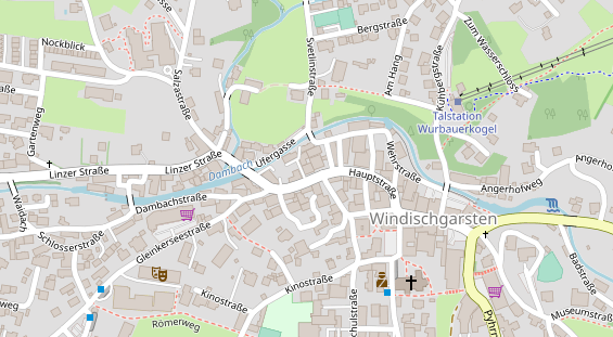 Restaurant auf Karte