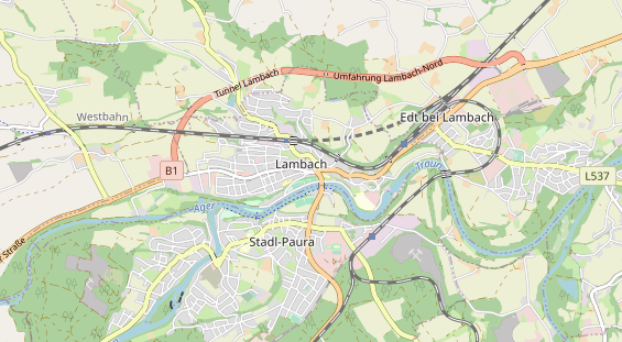 Restaurant auf Karte