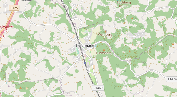 Restaurant auf Karte