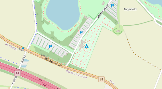 Restaurant auf Karte