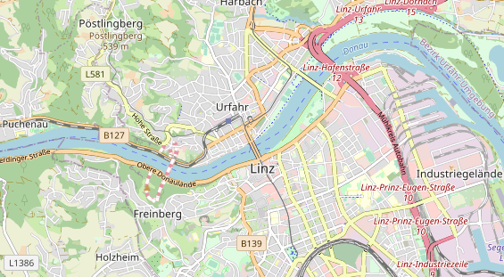 Restaurant auf Karte