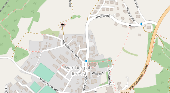 Restaurant auf Karte