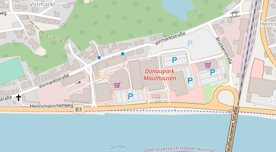 Restaurant auf Karte