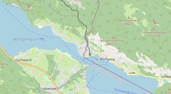 Restaurant auf Karte