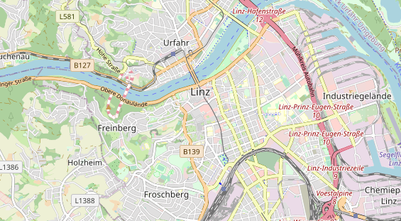 Restaurant auf Karte