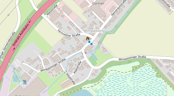 Restaurant auf Karte