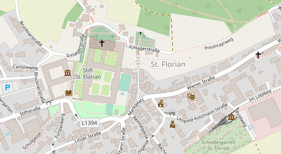 Restaurant auf Karte