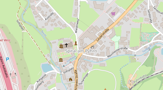 Restaurant auf Karte