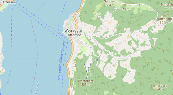 Restaurant auf Karte