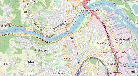 Restaurant auf Karte