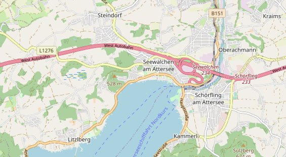 Restaurant auf Karte