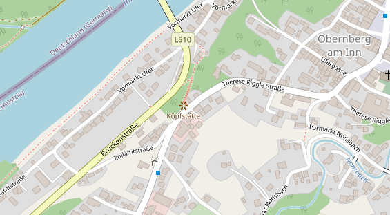 Restaurant auf Karte