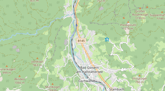 Restaurant auf Karte