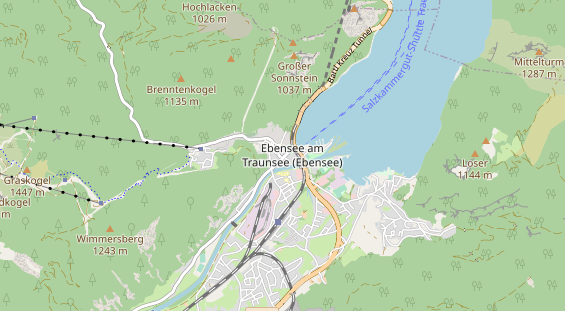 Restaurant auf Karte