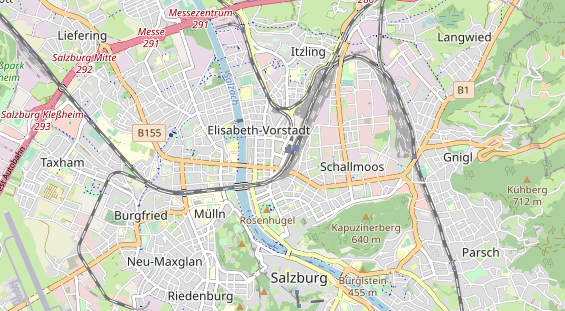 Restaurant auf Karte