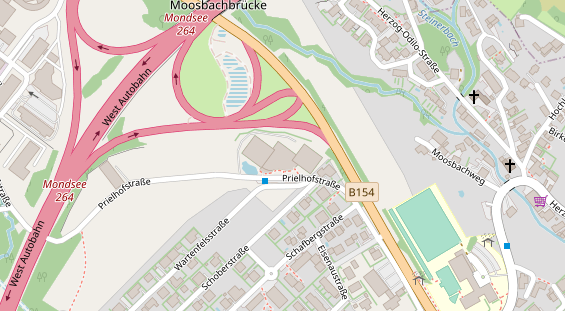 Restaurant auf Karte