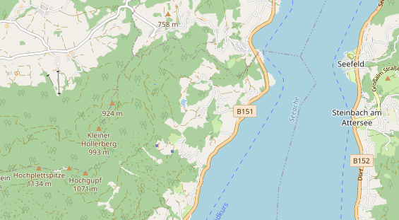 Restaurant auf Karte