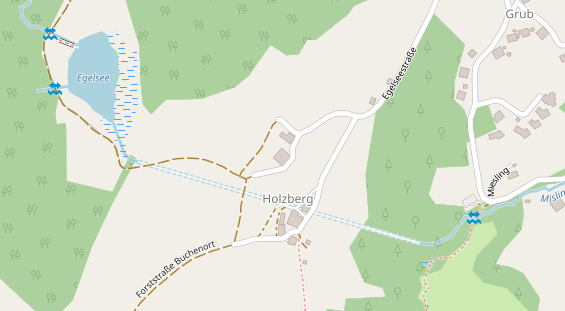 Restaurant auf Karte