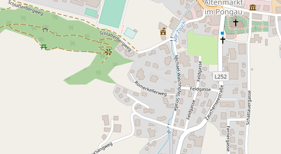 Restaurant auf Karte