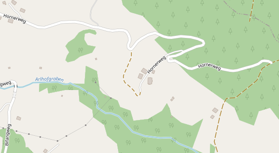 Restaurant auf Karte