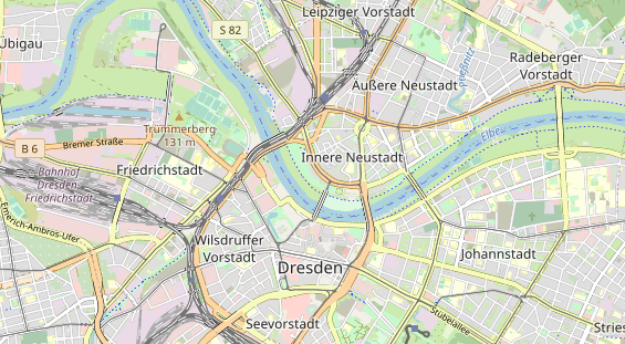 Restaurant auf Karte