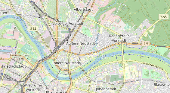 Restaurant auf Karte