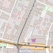 Restaurant auf Karte