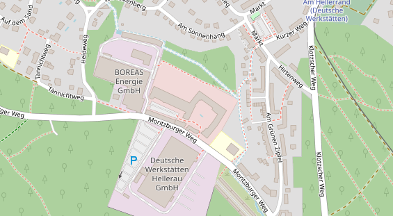 Restaurant auf Karte