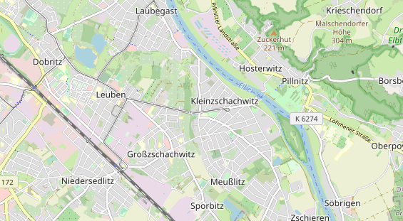 Restaurant auf Karte