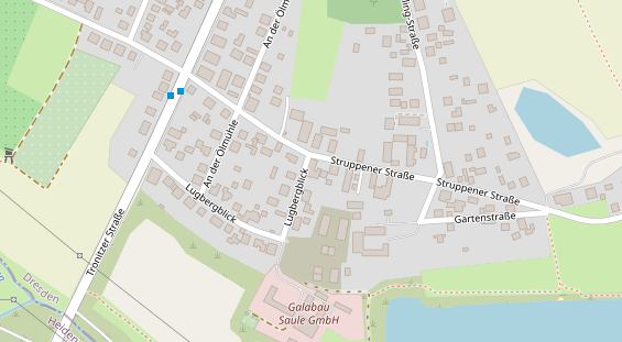 Restaurant auf Karte