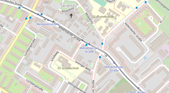 Restaurant auf Karte