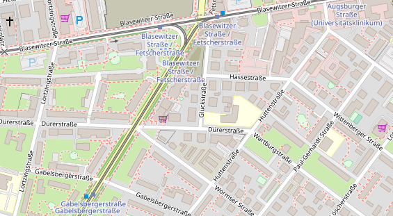 Restaurant auf Karte